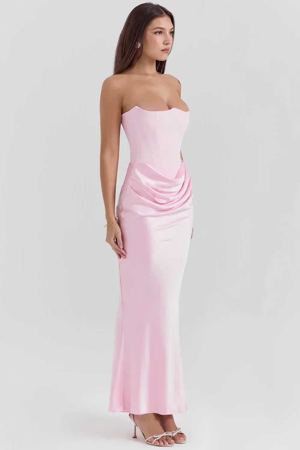 Pamela | Long Strapless Dress