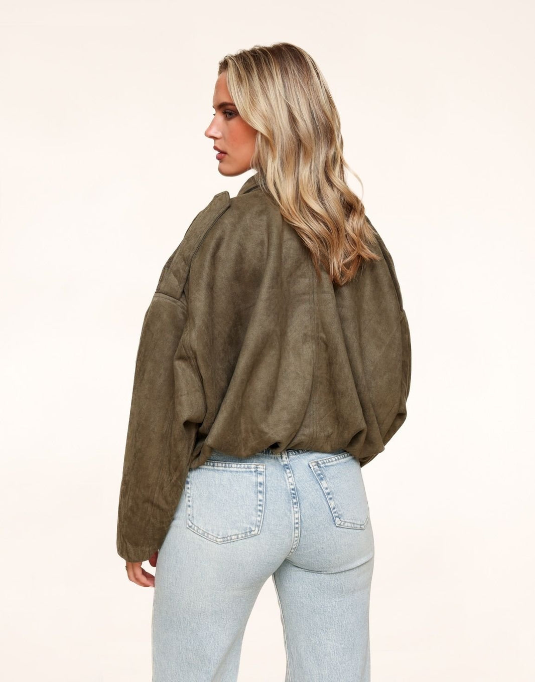 SUEDE BOMBER JACKET