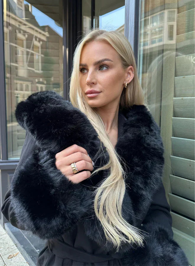 Alize | Fur and Cashmere Coat