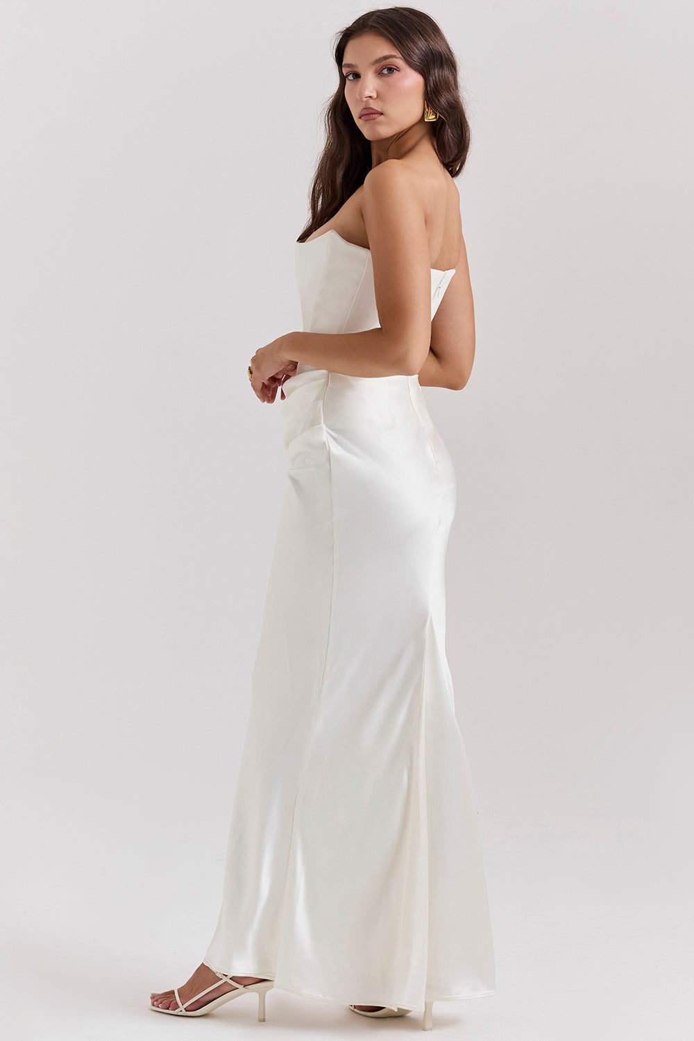 Pamela | Long Strapless Dress