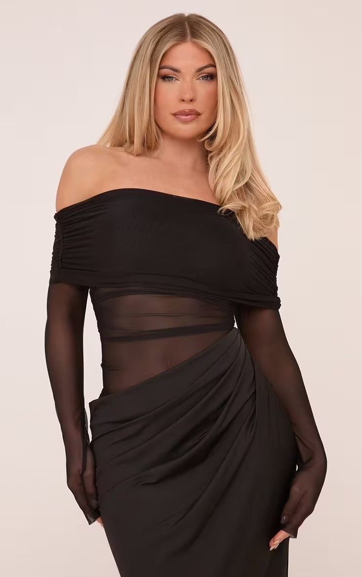 Taylor | High-waisted maxi dress