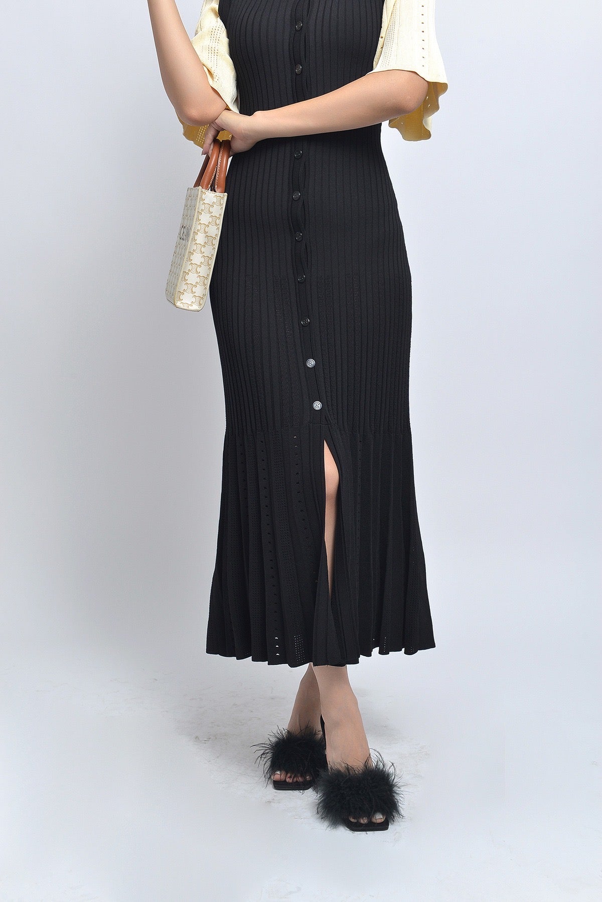 Yazmine | Midi Knit Dress