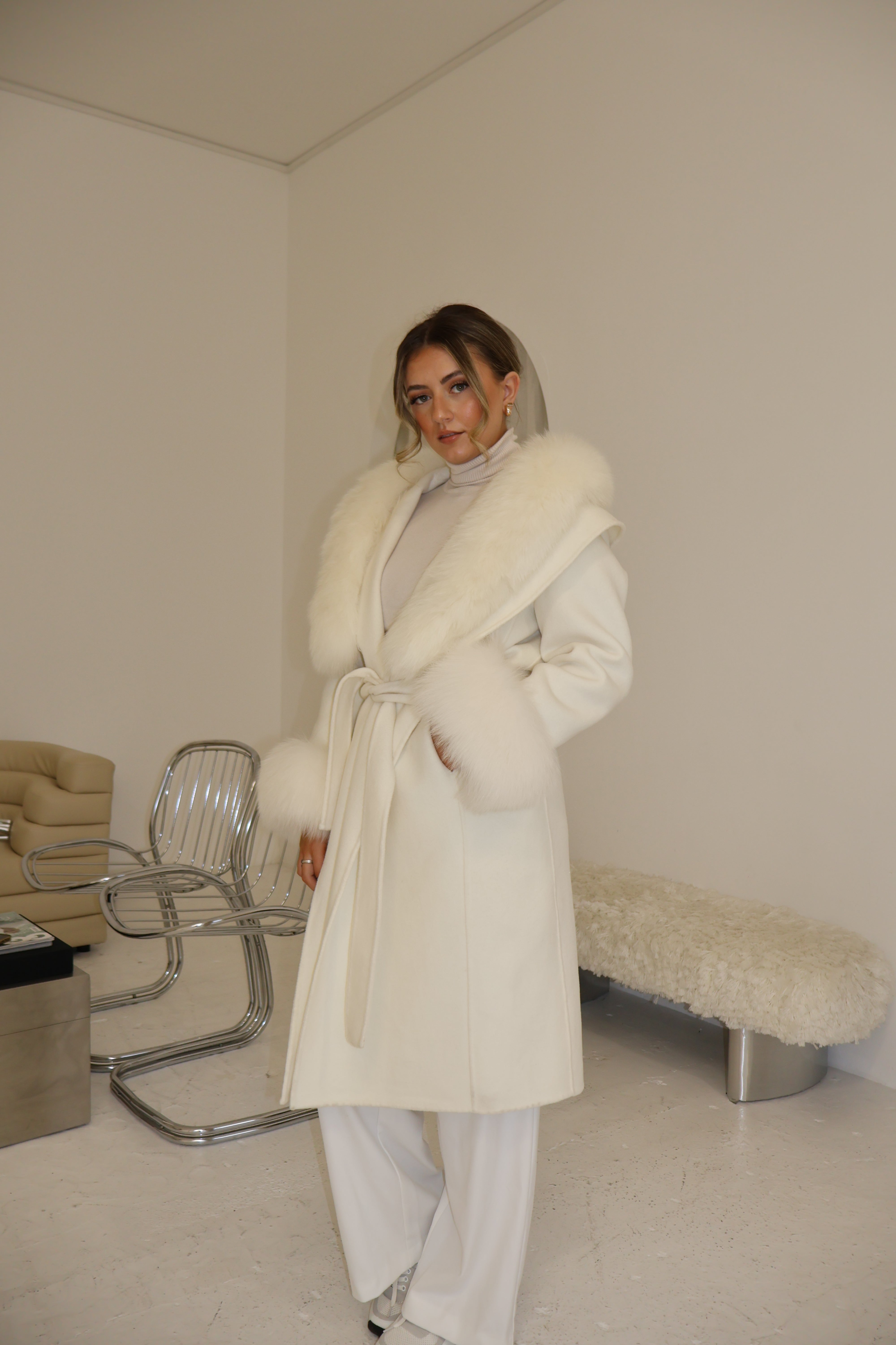 Alize | Fur and Cashmere Coat