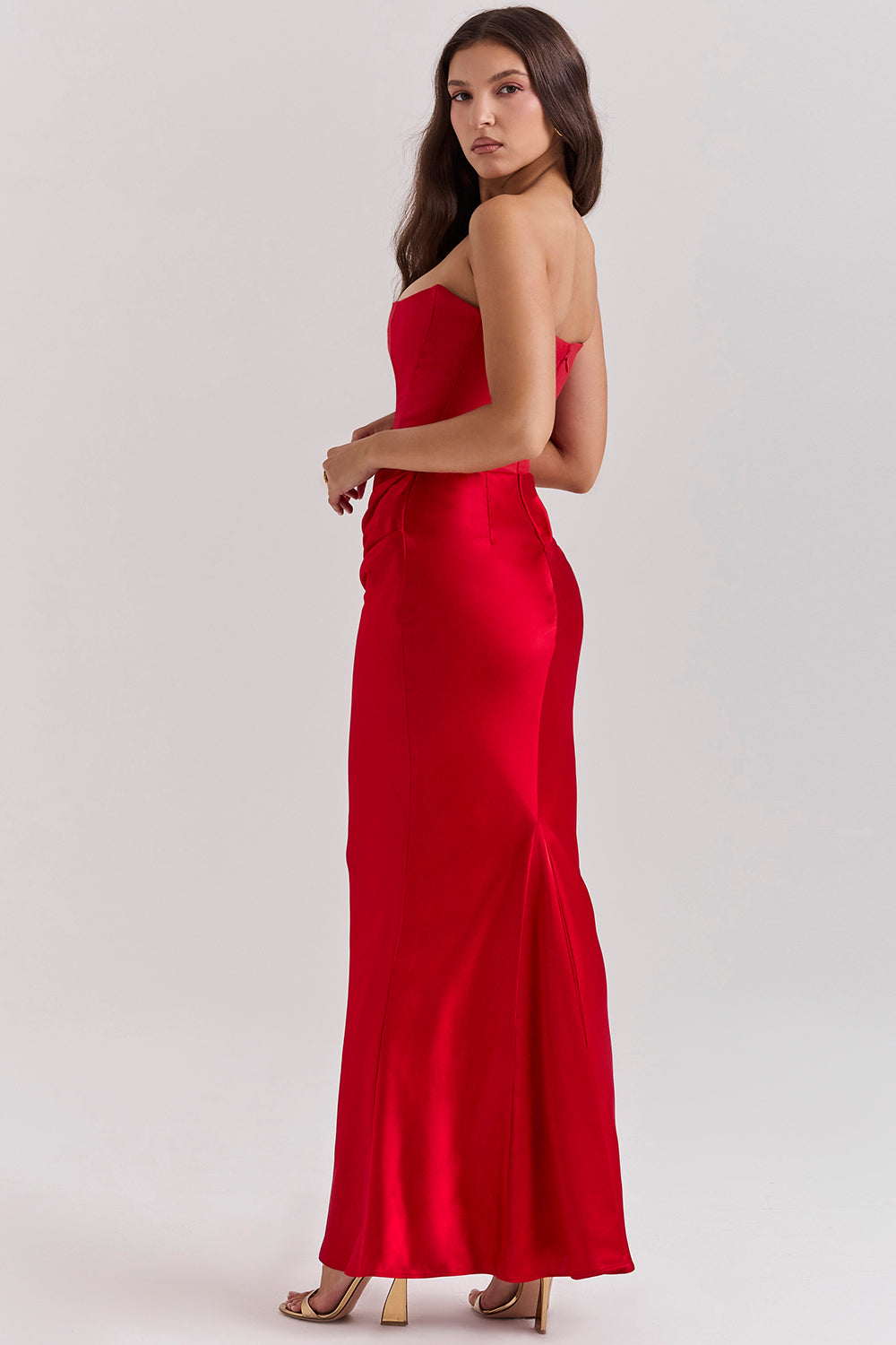 Pamela | Long Strapless Dress