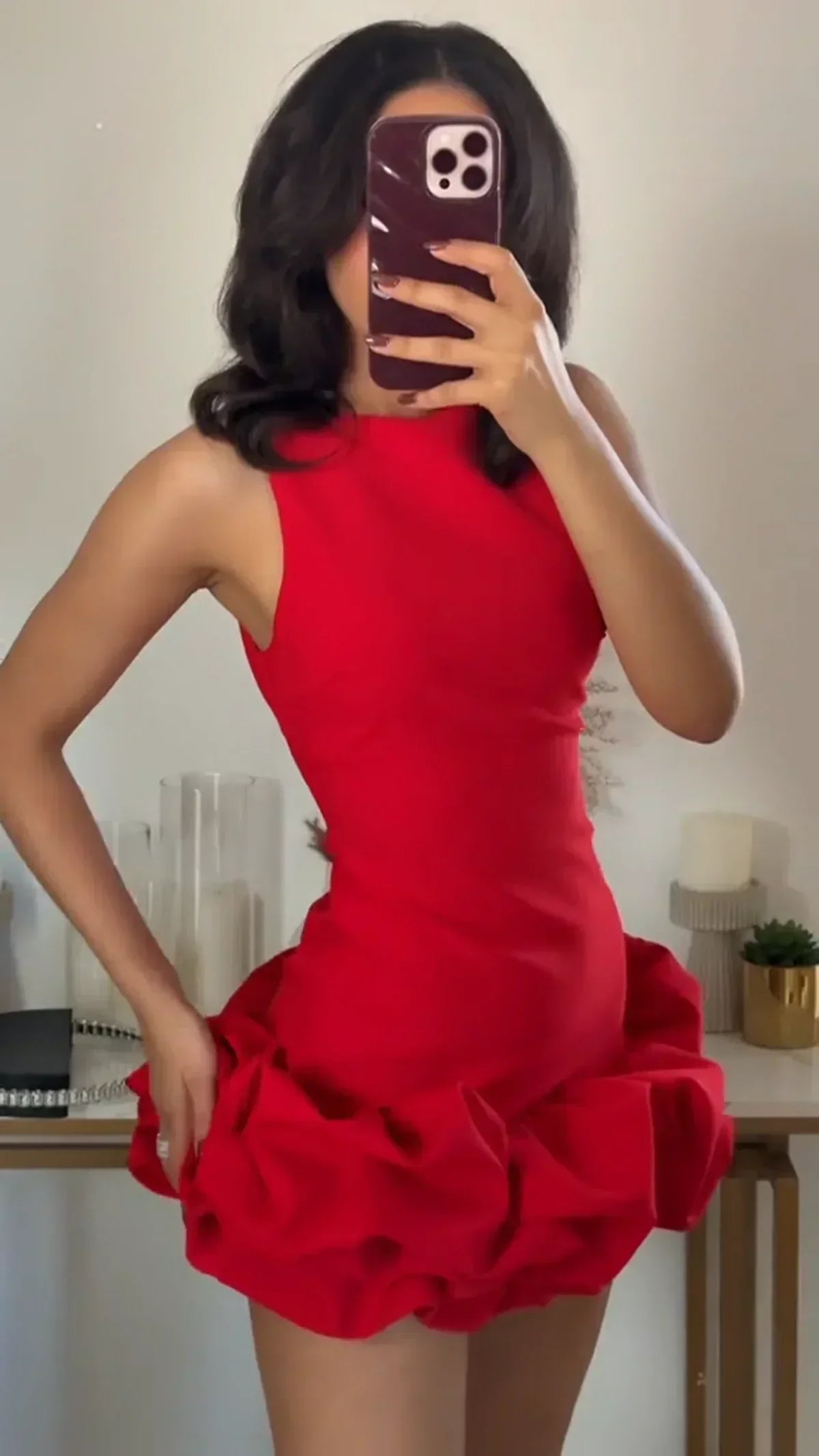 Azra | Mini Ruffle Dress